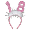 "18" Glittered Boppers With Marabou